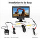 7 Inch Display Monitor Screen and Camera