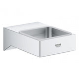 Grohe Selection Cube Glass/Soap Dish Holder – Chrome