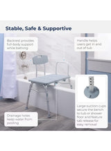 12011KD-1 Tub Transfer Bench
