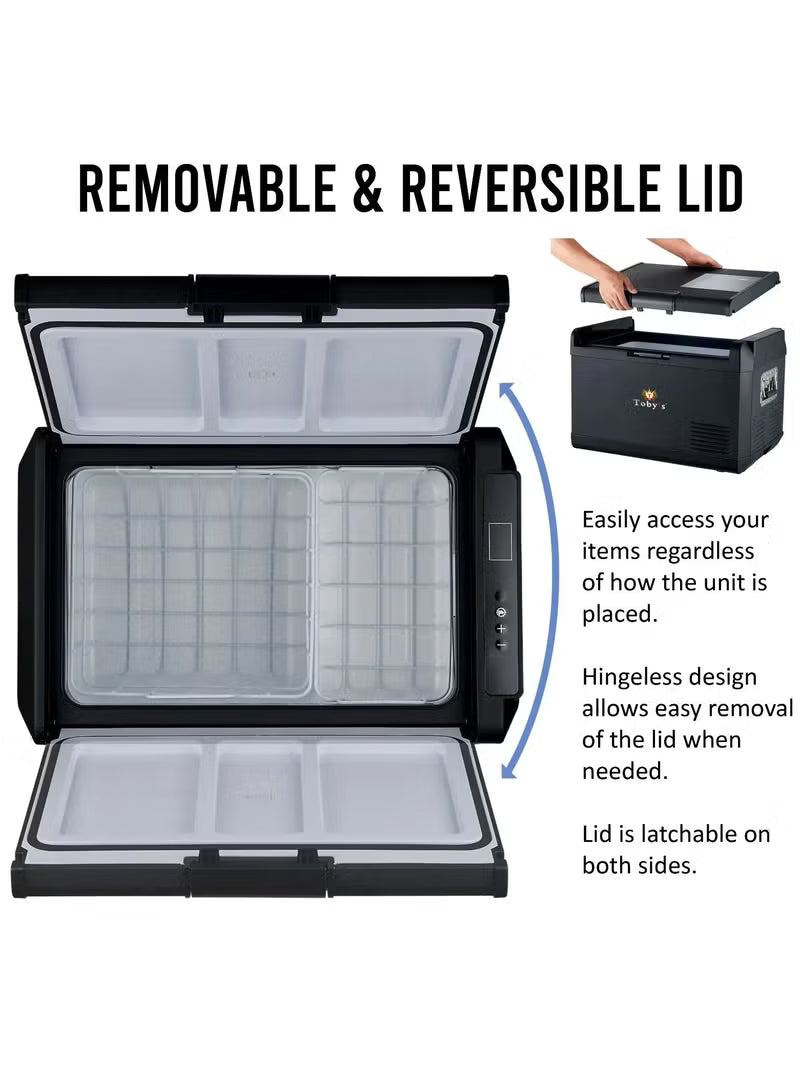 Toby’s TR-47 – 47L Portable Mini Freezer 12V Refrigerator for Camping & Travel