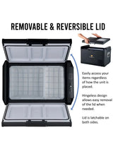 Toby’s TR-47 – 47L Portable Mini Freezer 12V Refrigerator for Camping & Travel