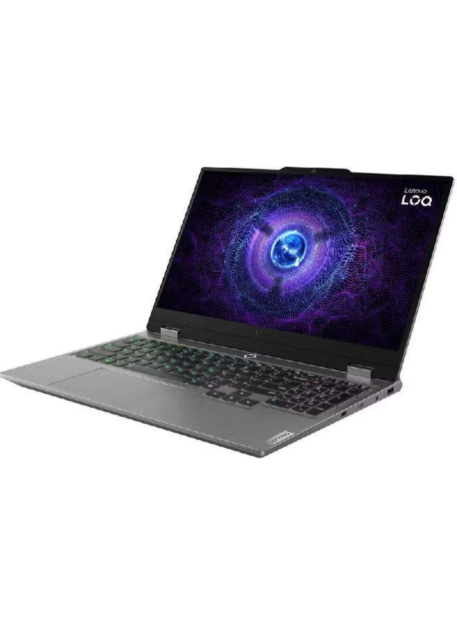 Lenovo LOQ 15 15.6-Inch FHD Gaming Laptop – Intel Core i5-12600HX, 16GB RAM, 512GB SSD, NVIDIA GeForce RTX 3050 6GB, Windows 11 Home, English/Arabic, Grey