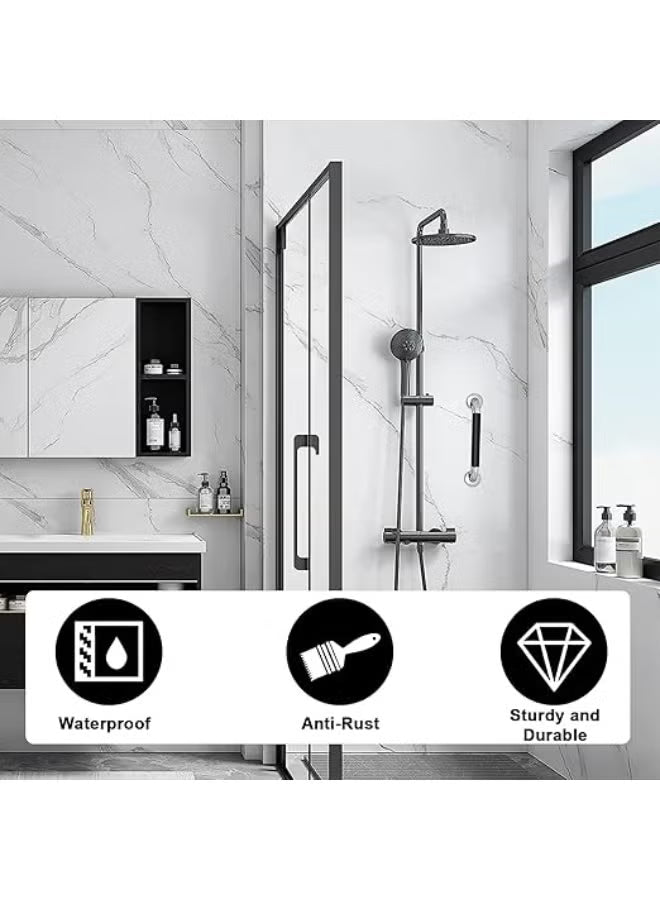 Stainless Steel Bathroom Grab Bars (2 Pcs)