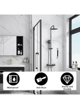Stainless Steel Bathroom Grab Bars (2 Pcs)