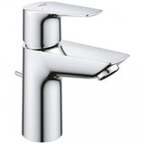 Grohe BauEdge S-Size Basin Mixer Tap with Pop-Up Waste (Chrome)