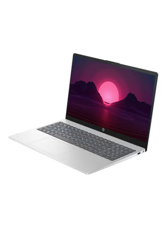 HP 250 G10 15.6-Inch FHD Laptop, Intel Core i3-1315U, 8GB RAM, 512GB SSD, Intel UHD Graphics, DOS, English/Arabic Keyboard, Silver