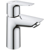 Grohe BauEdge S-Size Cold Start Basin Mixer Tap with Pop-Up Waste (Chrome)