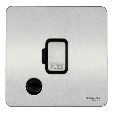 SCHNEIDER GU5403BSS, Fuse holder, Ultimate Screwless Flat plate, 13A