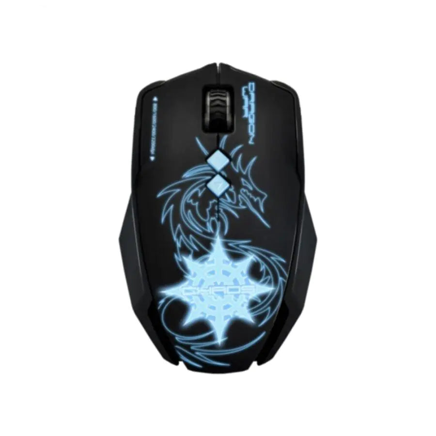 DRAGONWAR Professional Gaming Mouse (Optical Sensor, Black)