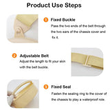 YEYSXSY Stoma Ostomy Waterproof Bath Cover