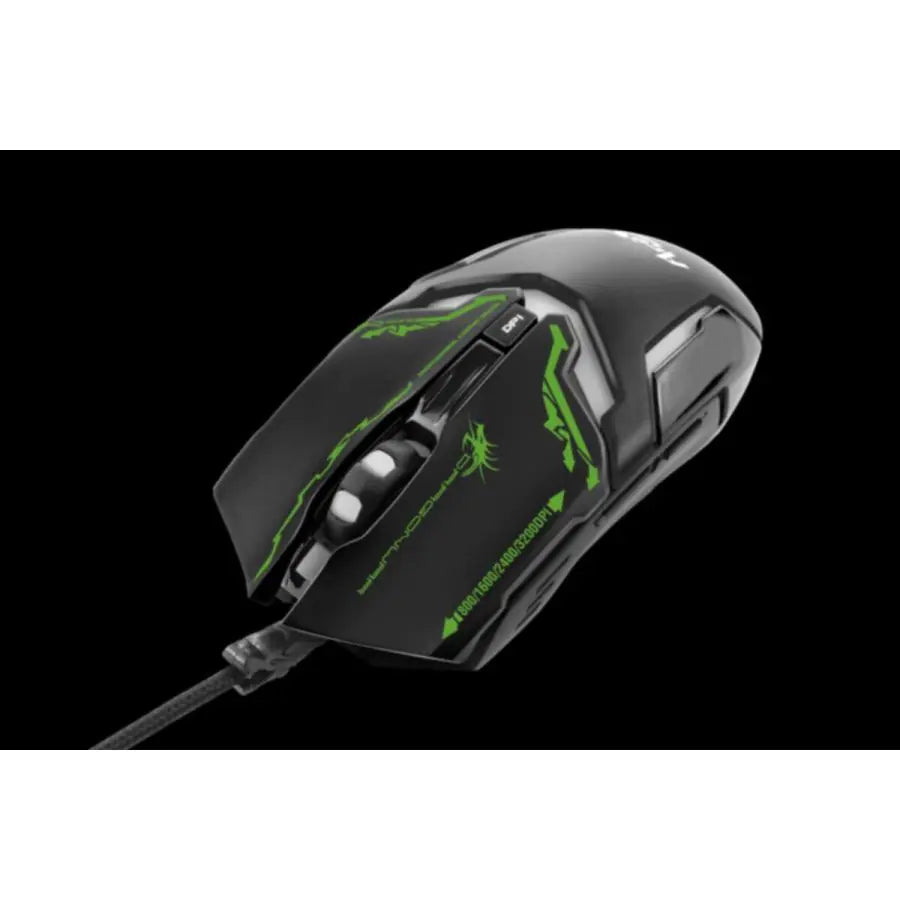 DRAGONWAR Ares Gaming Mouse 3200 DPI – Black