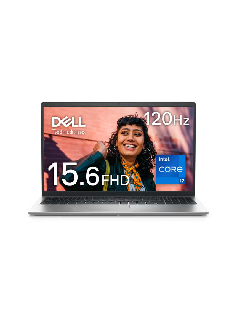 Dell Inspiron 15 3530 15.6-Inch FHD Laptop, Intel Core i7-1335U 13th Gen, 16GB RAM, 512GB SSD, Intel Iris Xe Graphics, Windows 11, English/Arabic, Platinum Silver