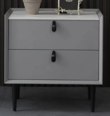 Side Table 887 (Grey, 500×400×500 mm)