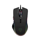فأرة ألعاب سلكية قابلة للبرمجة بإضاءة RGB من VERTUX عالية الحساسية بـ 7 أزرار (10000 نقطة في البوصة) 