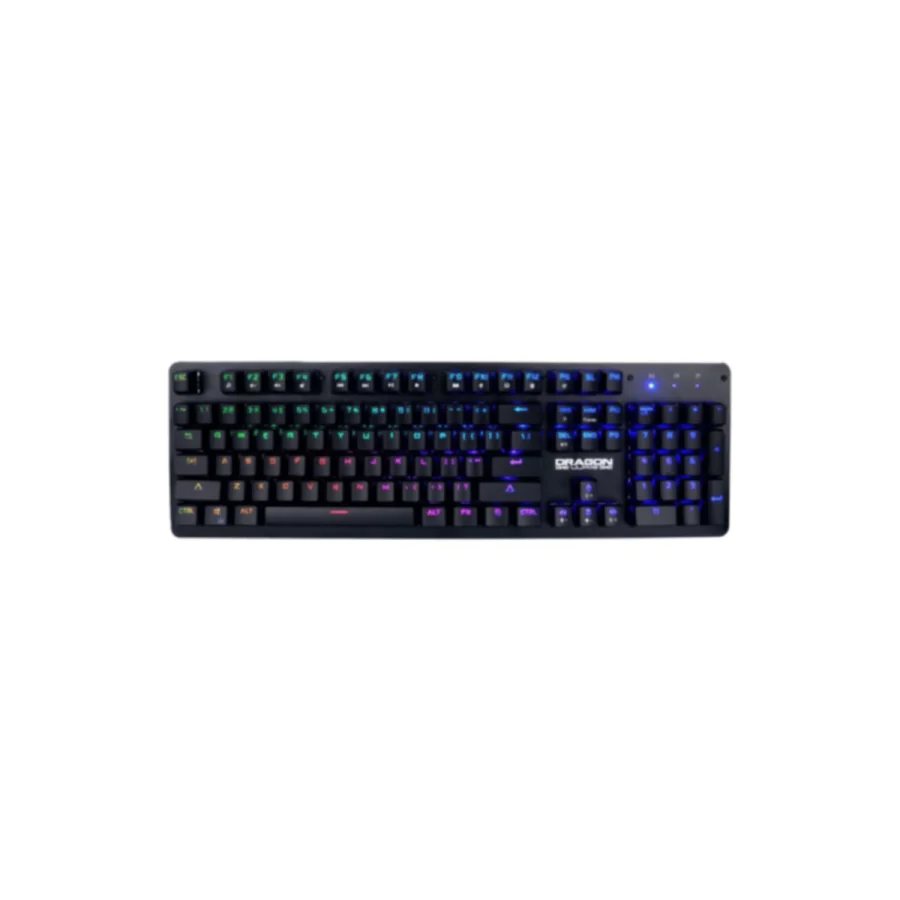 DRAGONWAR Gaming Mechanical Keyboard with RGB Illumination (Black)