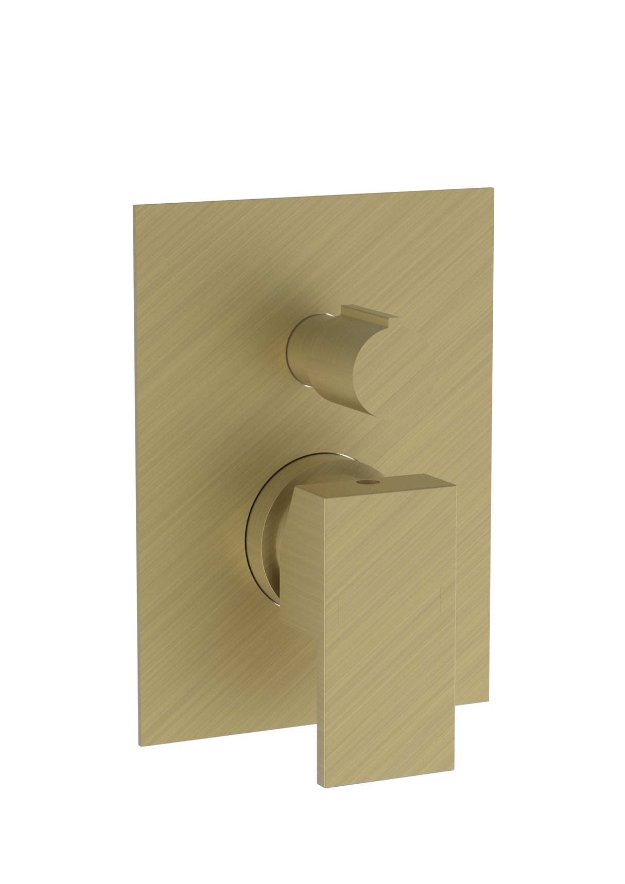G092SB-090 BLOG 3-Way Diverter – Concealed, Soft Brass