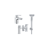 Grohe Pillar Union to Suit Bath/Shower Mixers (Pair)