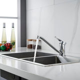 BRIMIX Kitchen Faucet with 360° Rotation, Swivel Sink Tap for Kitchen Sink, Durable Chrome Finish Mixer Tap