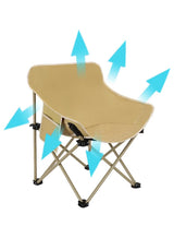 Toby’s Folding Camping Chair 330 LBS Portable Wide Lawn Chair