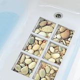 ChezMax Cobblestone Bath Treads Stickers