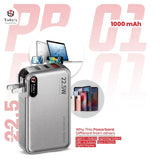 Toby’s PB-01 10000mAh Power Bank & AC Charger, 22.5W Fast Charging with Built-in Lightning & Type-C Cables