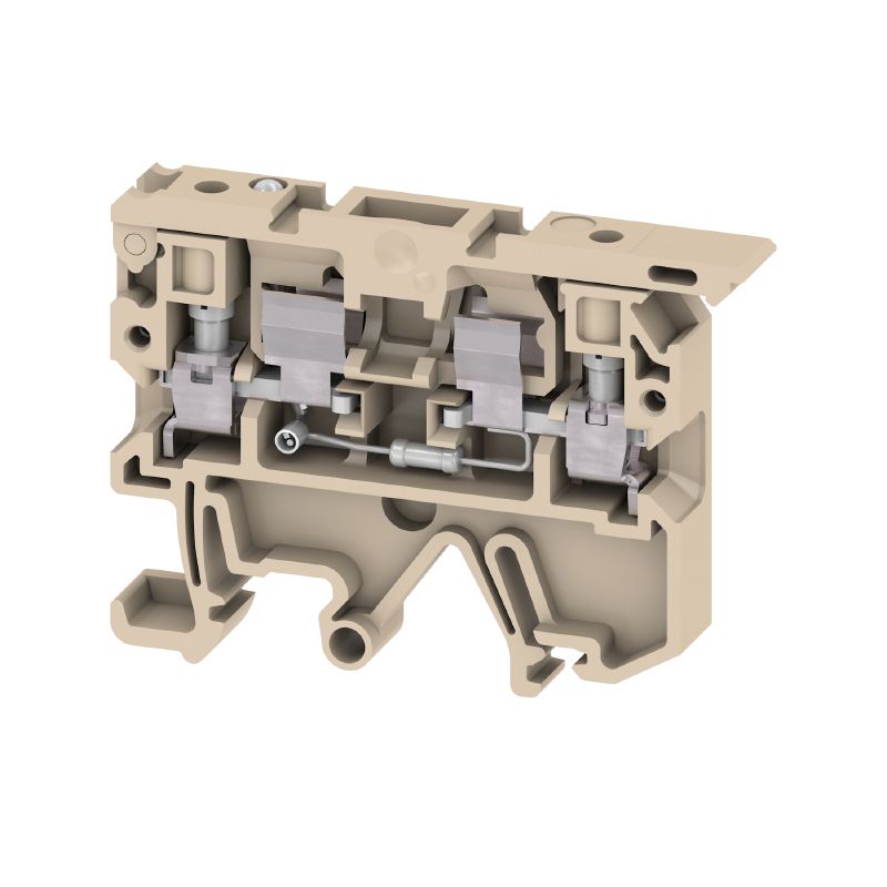 Weidmuller ASK 1/EN LD 15K 24VDC SAK Series, Fuse terminal, Rated cross-section: 4 mm², Screw connection, Direct mounting