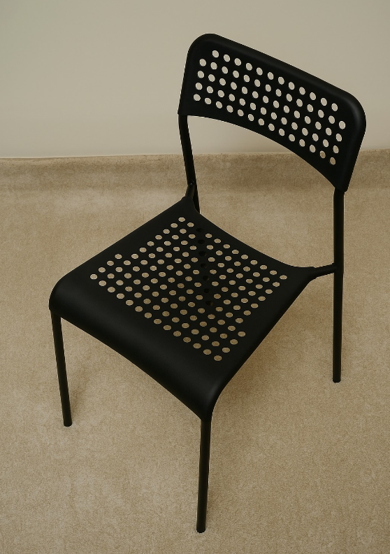 Plastic Chair Black - 9031