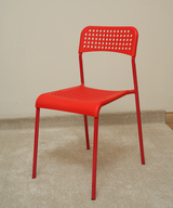 Plastic Chair Red - 9031
