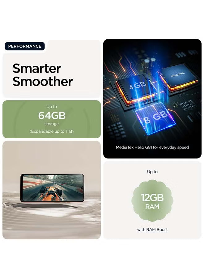 G06 Dual SIM Pantone Tendril 4GB RAM 128GB 4G - Middle East Version