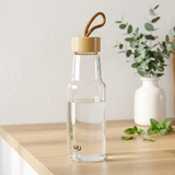 HST-1001 HU Glass Bottle with Time-Marked Hydration Reminder