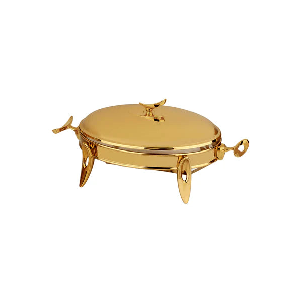 Chafing Dish Medium Oval Gold 919G