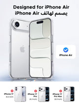 iPhone Air Case Full-coverage Phone Case Military-Grade Drop Protection iPhone Air Cover Delay Yellowing Wear-resistant Anti Scratch & Fingerprint 17 Air Case Ultra Slim Extra Raised Edge
