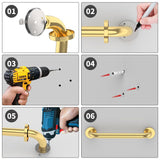 Stainless Steel Shower Grab Bar