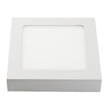 LED Surface Panel Light Square 170-240v 3000k 18w