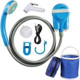 Toby’s Portable Outdoor Shower – Rechargeable Battery-Powered Camping Shower with Handheld Showerhead