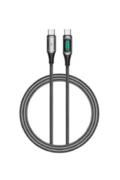 PLATINUM Super Series LED Cable PD 100W USB-C to USB-C (1.2M, Black)
