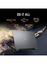 ASUS TUF A16 FA607NUQ 16-Inch WUXGA 144Hz Ryzen 7 RTX 4050 Gaming Laptop