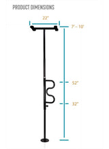 Security Pole and Curve Grab Bar