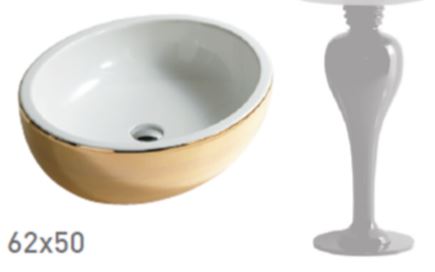 9863OR Gold Countertop Basin
