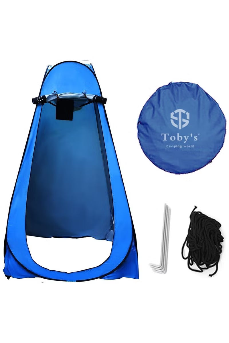 Toby’s Outdoor Camping Bath Tent 1.5M WD – Blue Lightweight Portable Changing Tent
