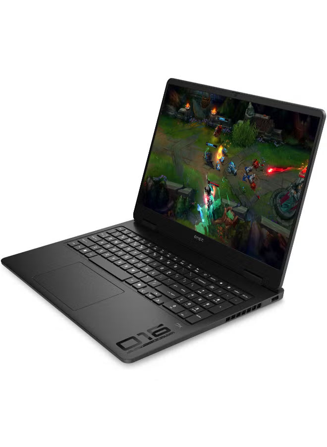 HP OMEN 16 Slim Gaming Laptop, 16-Inch QHD 2.5K 240Hz IPS Display, Intel Core Ultra 9 285H, 16GB DDR5 RAM, 1TB SSD, NVIDIA GeForce RTX 5070 8GB, Backlit English Keyboard, Black