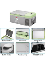 Toby’s TR-15 – 15L Portable Mini Freezer 12V Refrigerator for Camping & Travel