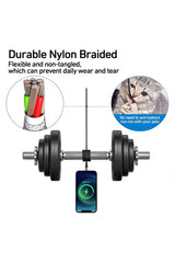 Toby’s CC-09 4A Type-C Fast Charging Cable, 1m, Nylon Braided with Aluminum Alloy Construction