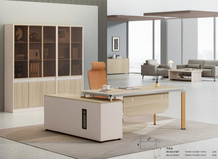 Office Table A5-018A (1800×1600×750 mm) - BuyonBudget % In Stock