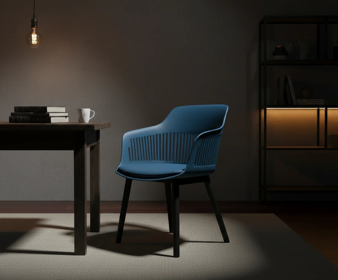 A621 Plastic Chair Blue