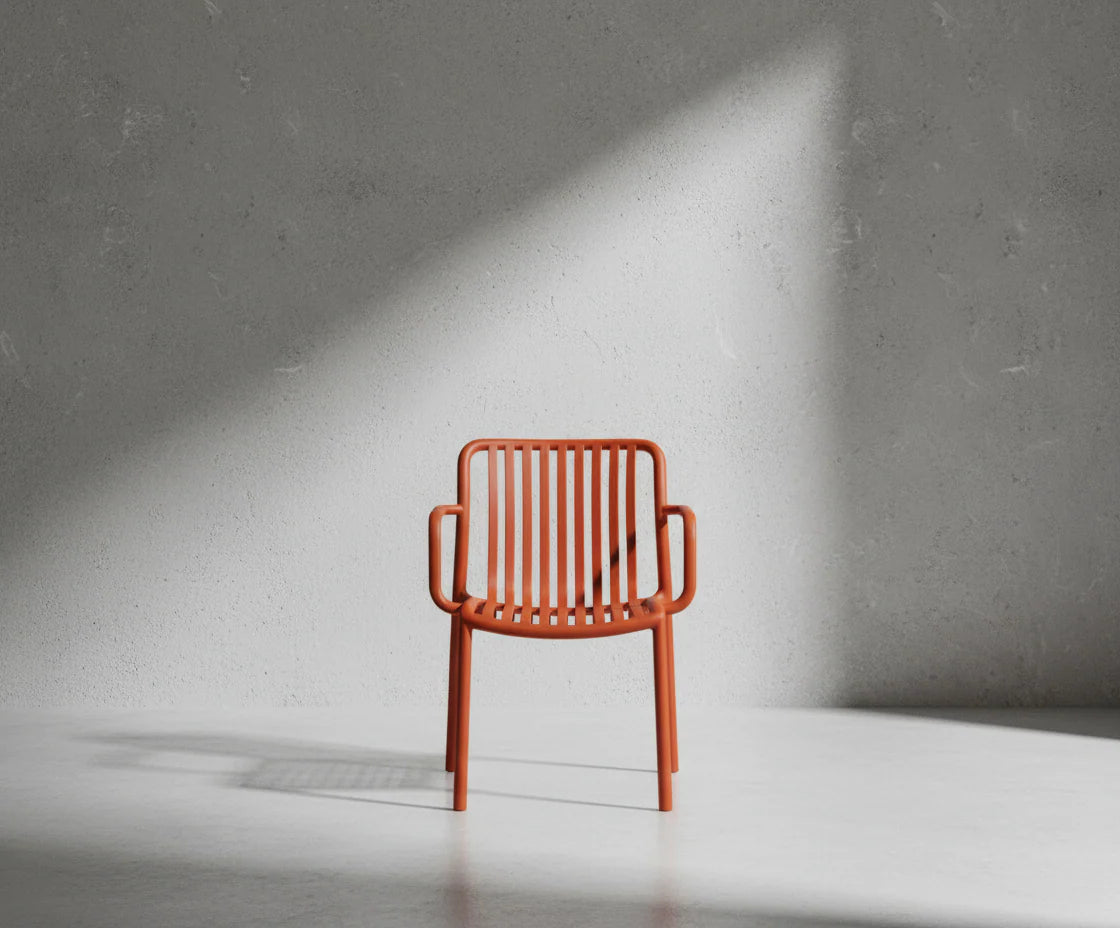 A654 Plastic Chair Red