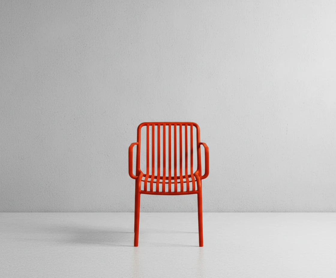 A654 Plastic Chair Red