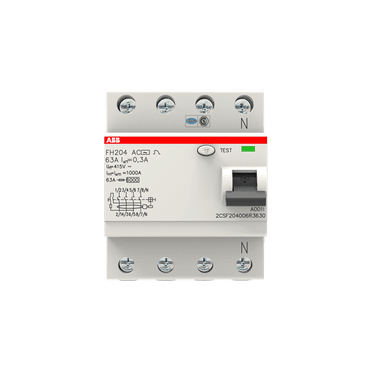 ABB FH204 AC-63/0.3 Residual Current Circuit Breaker Qatar