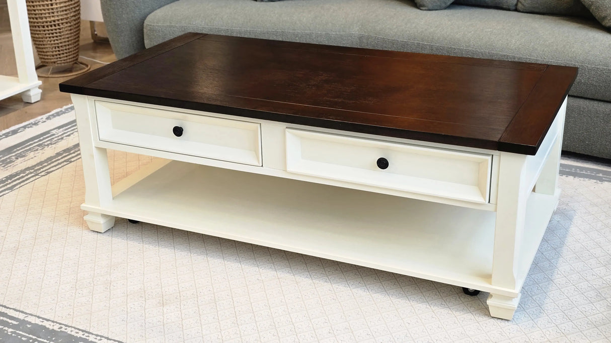 MIN HOME Coffee Table AC4242CT – With Casters