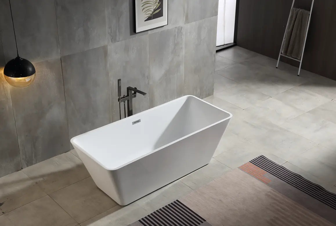 ACRYLIC BATHTUB-YGN-8068-1700*750*600-Glossy White (with drainage) (2103792)